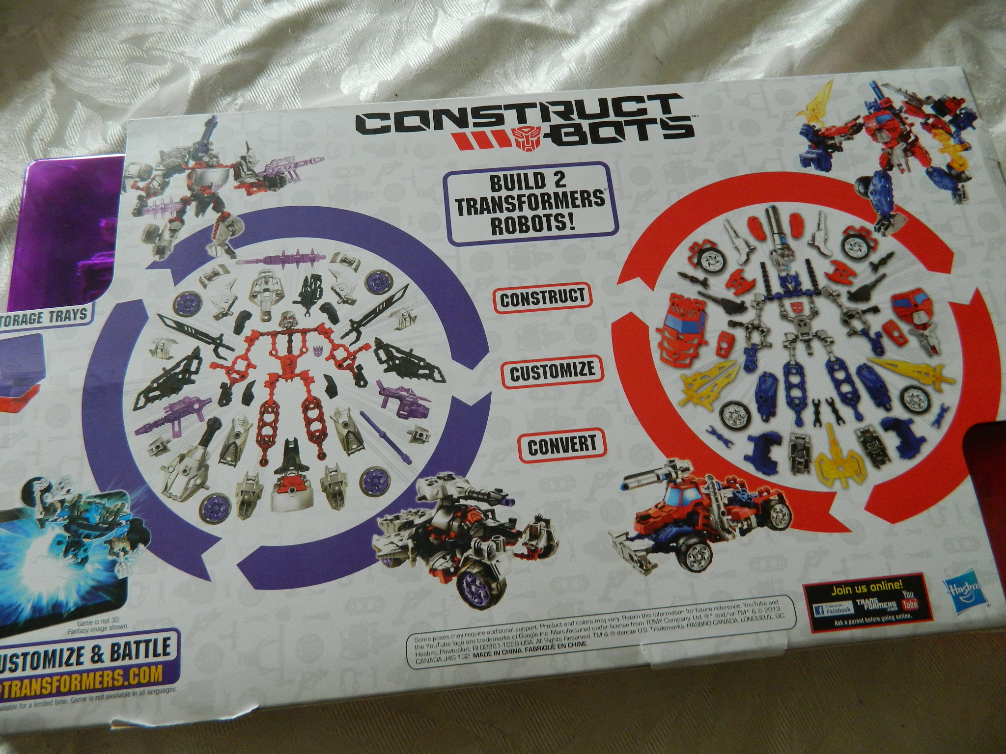 Transformers Construct Bots