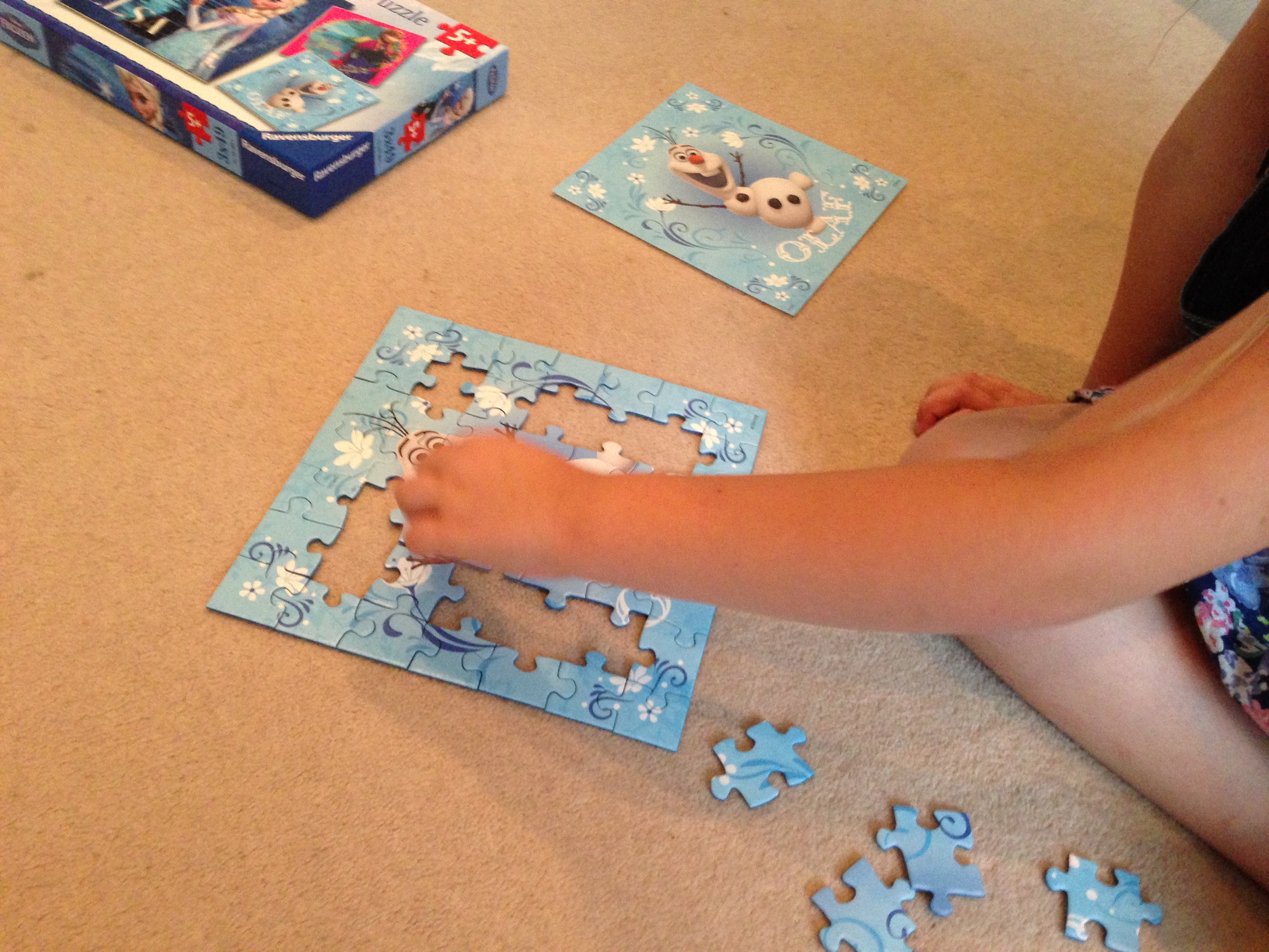 frozen puzzle game