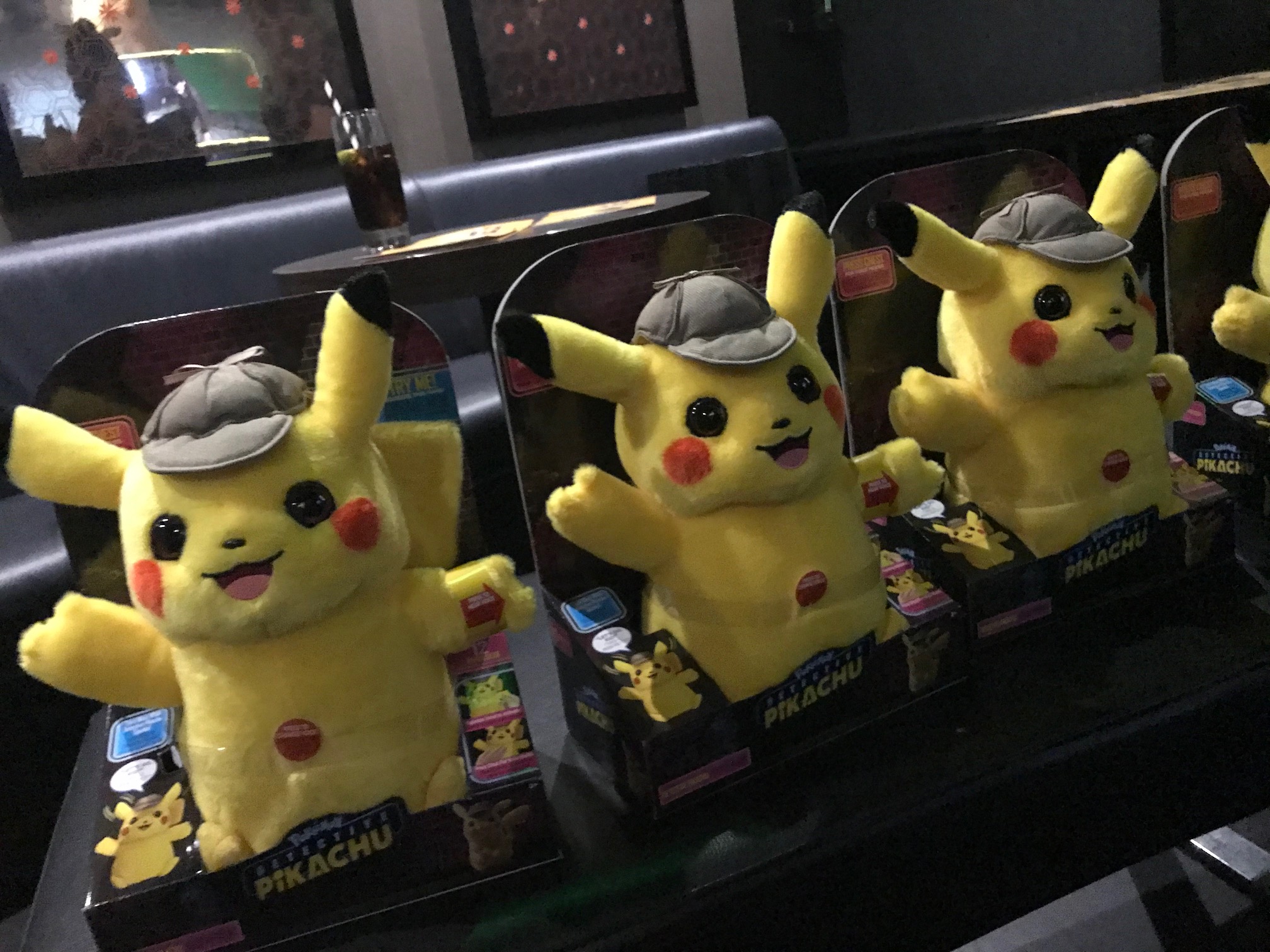 talking detective pikachu plush