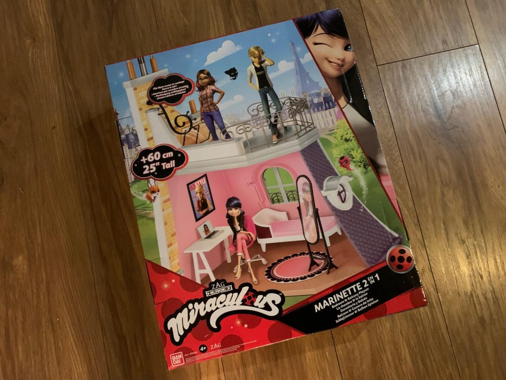 Miraculous Marinette's 2 in 1 Bedroom and Balcony Play Set (Not