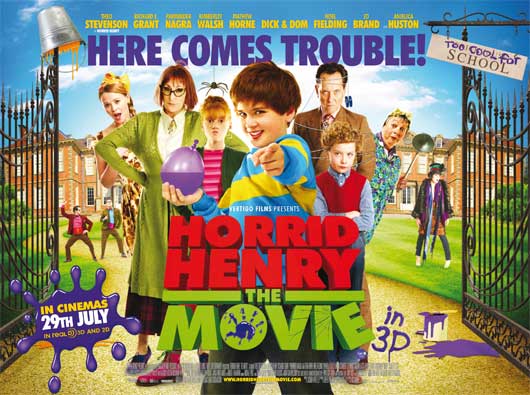 Horrid Henry: The Movie (2D and 3D Blu-Ray review)